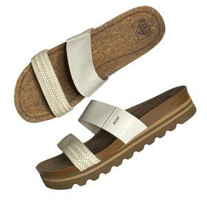 Reef Women's Sandals in Cream and Brown